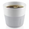 Termohrnčeky na kávu Lungo 230 ml 2 kusy svetle šedá Eva Trio