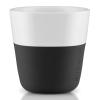 Termošálky na espresso 80 ml 2 kusy karbónovo čierna Eva Trio
