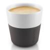 Termošálky na espresso 80 ml 2 kusy karbónovo čierna Eva Trio