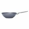 Wok DIAMOND LITE PRO 30 cm, na indukciu, rukoväť z nehrdzavejúcej ocele, titán, WOLL