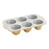 Forma v tvare včelieho plástu BEEHIVE, na 6 minikoláčikov, zlatá Nordic Ware
