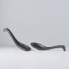 Japonská lyžica BLACK MATT 17,5 cm, čierna, MIJ