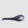Japonská lyžica BLACK MATT 17,5 cm, čierna, MIJ