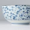 Jedálenská miska BLUE DAISY 16 cm, 800 ml, modrá, keramika, MIJ