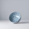 Jedálenská miska BLUE DAISY 16 cm, 800 ml, modrá, keramika, MIJ