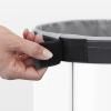 Kôš na bielizeň 35 l, s plastovým vekom, biela, Brabantia