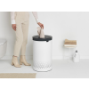 Kôš na bielizeň 60 l, s plastovým vekom, biela, Brabantia