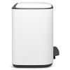 Pedálový odpadkový kôš BO 3 x 11 l, biela, Brabantia