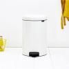 Pedálový odpadkový kôš NEWICON 20 l, biela, Brabantia