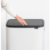 Dotykový odpadkový kôš BO 60 l, biela, Brabantia