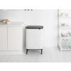 Dotykový odpadkový kôš BO 60 l, biela, Brabantia