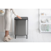 Dotykový odpadkový kôš BO 2 x 30 l, matná oceľ, Brabantia
