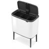 Dotykový odpadkový kôš BO 3 x 11 l, biela, Brabantia