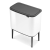 Dotykový odpadkový kôš BO 3 x 11 l, biela, Brabantia