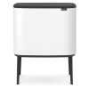 Dotykový odpadkový kôš BO 3 x 11 l, biela, Brabantia