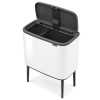 Dotykový odpadkový kôš BO 11 + 23 l, biela, Brabantia
