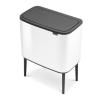 Dotykový odpadkový kôš BO 11 + 23 l, biela, Brabantia