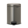 Pedálový odpadkový kôš NEWICON 5 l, platina, Brabantia