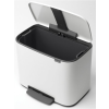 Pedálový odpadkový kôš BO 36 l, biela, Brabantia