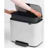 Pedálový odpadkový kôš BO 36 l, biela, Brabantia