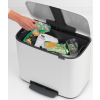 Pedálový odpadkový kôš BO 36 l, biela, Brabantia