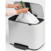 Pedálový odpadkový kôš BO 36 l, biela, Brabantia