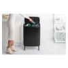 Dotykový odpadkový kôš BO HI 60 l, čierna, Brabantia