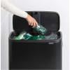 Dotykový odpadkový kôš BO HI 60 l, čierna, Brabantia