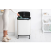 Dotykový odpadkový kôš BO HI 2 x 30 l, biela, Brabantia