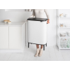 Dotykový odpadkový kôš BO HI 2 x 30 l, biela, Brabantia