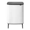 Dotykový odpadkový kôš BO HI 2 x 30 l, biela, Brabantia