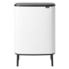 Dotykový odpadkový kôš BO HI 2 x 30 l, biela, Brabantia
