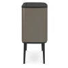 Dotykový odpadkový kôš BO 3 x 11 l, platina, Brabantia