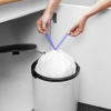 Zabudovateľný odpadkový kôš 15 l, biela, Brabantia