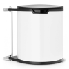 Zabudovateľný odpadkový kôš 15 l, biela, Brabantia
