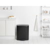 Pedálový odpadkový kôš BO 60 l, čierna, Brabantia