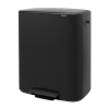 Pedálový odpadkový kôš BO 60 l, čierna, Brabantia