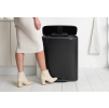 Pedálový odpadkový kôš BO 60 l, čierna, Brabantia