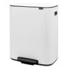 Pedálový odpadkový kôš BO 2 x 30 l, biela, Brabantia