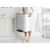 Pedálový odpadkový kôš BO 2 x 30 l, biela, Brabantia