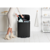 Pedálový odpadkový kôš BO 2 x 30 l, čierna, Brabantia