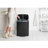 Pedálový odpadkový kôš BO 2 x 30 l, čierna, Brabantia