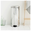 Pedálový odpadkový kôš NEWICON 30 l, lesklá oceľ, Brabantia