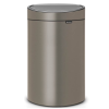 Dotykový odpadkový kôš TOUCH BIN NEW 40 l, platina, Brabantia