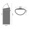 Dotykový odpadkový kôš TOUCH BIN NEW 40 l, oceľ, Brabantia