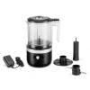 Elektrický sekáčik 5KFCB519, bezdrôtová, matná čierna, KitchenAid