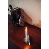 Svícen na kónickou svíčku SQUARE CANDLE , sada 4 ks, nerezová oceľ, Höfats