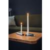 Svícen na kónickou svíčku SQUARE CANDLE , sada 4 ks, nerezová oceľ, Höfats