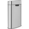 Dotykový odpadkový kôš TOUCH BIN NEW 23 + 10 l, matná oceľ, Brabantia