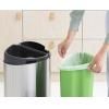Dotykový odpadkový kôš TOUCH BIN NEW 23 + 10 l, matná oceľ, Brabantia